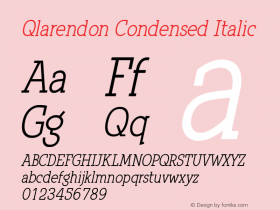 Qlarendon Condensed