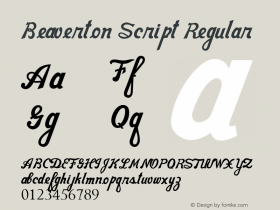 Beaverton Script