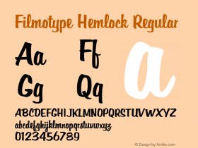 Filmotype Hemlock