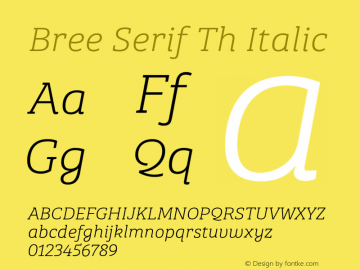 Bree Serif Th