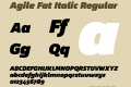 Agile Fat Italic