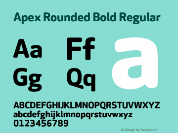 Apex Rounded Bold