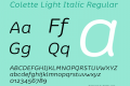 Colette Light Italic