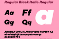 Regular Black Italic