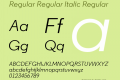 Regular Regular Italic