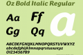 Oz Bold Italic