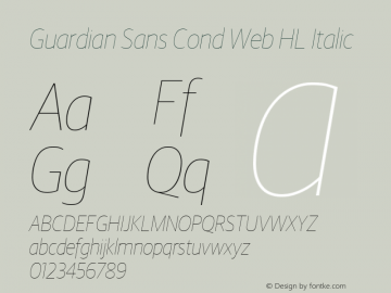 Guardian Sans Cond Web HL