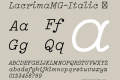 LacrimaMG-Italic