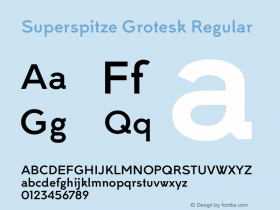 Superspitze Grotesk