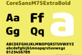 CoreSansM75ExtraBold