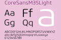 CoreSansM35Light