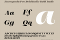 Encorpada Pro Bold Italic