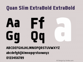 Quan Slim ExtraBold