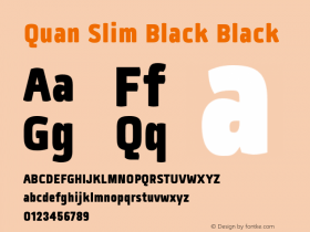 Quan Slim Black