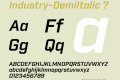 Industry-DemiItalic