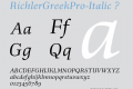 RichlerGreekPro-Italic