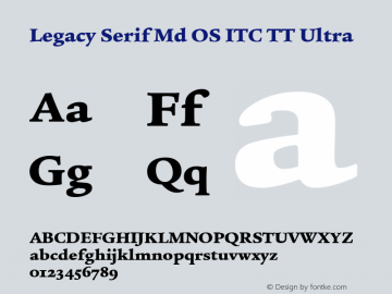 Legacy Serif Md OS ITC TT
