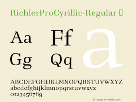 RichlerProCyrillic-Regular