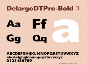 DelargoDTPro-Bold