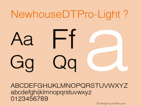 NewhouseDTPro-Light