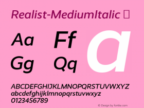 Realist-MediumItalic