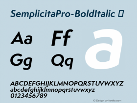 SemplicitaPro-BoldItalic