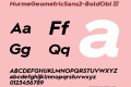 HurmeGeometricSans2-BoldObl