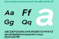 HurmeGeometricSans2-SemiBoldObl