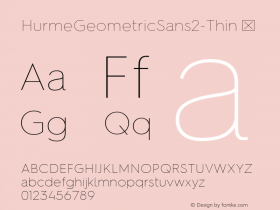 HurmeGeometricSans2-Thin