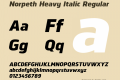 Norpeth Heavy Italic