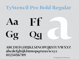 TyStencil Pro Bold