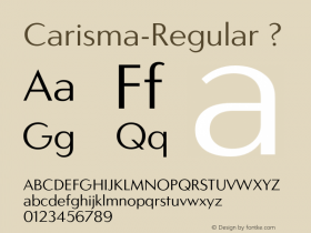 Carisma-Regular