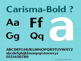 Carisma-Bold