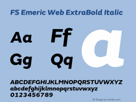 FS Emeric Web ExtraBold