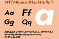 MTTMilano-BlackItalic