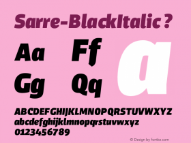 Sarre-BlackItalic