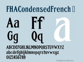 FHACondensedFrench