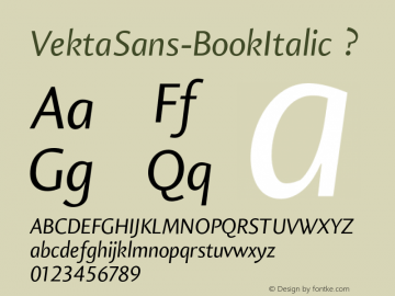 VektaSans-BookItalic