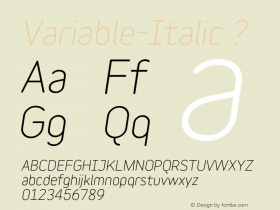 Variable-Italic