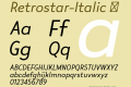 Retrostar-Italic