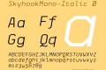 SkyhookMono-Italic