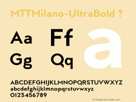 MTTMilano-UltraBold