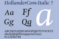 HollanderCom-Italic