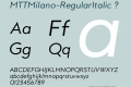 MTTMilano-RegularItalic