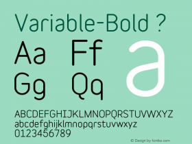 Variable-Bold