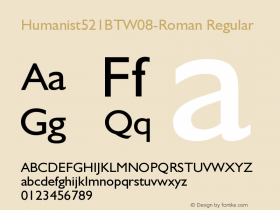 Humanist521BT-Roman