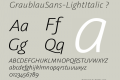 GraublauSans-LightItalic