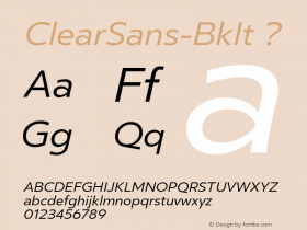 ClearSans-BkIt