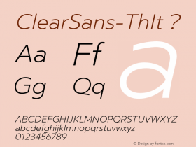 ClearSans-ThIt