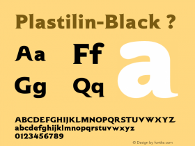 Plastilin-Black